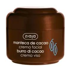 Crema facial Ziaja manteca de cacao, ideal para nutrir la piel. Sus propiedades la hacen perfecta para el cuidado diario.