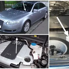 Gdzie podłożyć lewarek Audi A6 C6, aby uniknąć uszkodzeń?