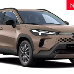 Nowy brązowy Toyota Corolla Cross, idealny do miasta i na wakacje. Sprawdź, ile kosztuje Toyota tej klasy!