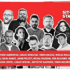 Grupa komików z polskiego english stand up, gotowa rozbawić publiczność.