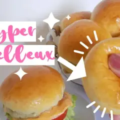 Recette pain burger américain : des buns maison ultra-moelleux