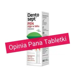 Dentosept PEN - preparat na odbudowę dziąseł, przynosi ulgę w bólu i przyspiesza gojenie.