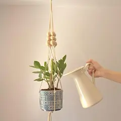 Stwórz wiszący kwietnik ze sznurka! Makrama DIY krok po kroku