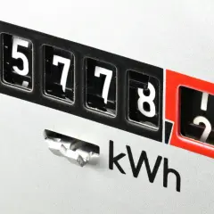 Licznik energii pokazuje 4578 kWh. To dane do rozliczenia opłaty kogeneracyjnej.
