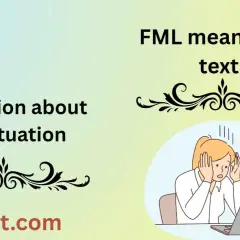 Spiegazione del significato di FML: frustrazione per una situazione negativa, con una donna stressata davanti al laptop.