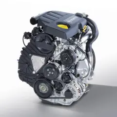 Silnik Opel Meriva 1.7 CDTI, gotowy do montażu, z widocznym osprzętem i paskami napędowymi.