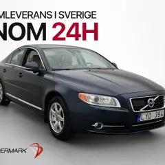 Mörkblå Volvo S80, en bil som kan vara en dröm att äga, men som ibland kan ge ett volvo s80 problem. Hemleverans inom 24h.
