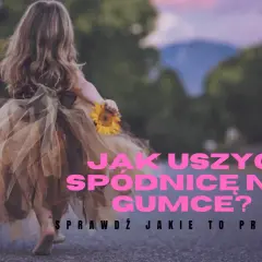 Dziewczynka w tiulowej spódnicy trzyma słonecznik. Dowiedz się, jak uszyć spódnicę na gumce – to proste!