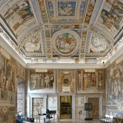 Interno riccamente affrescato del Palazzo Farnese a Caprarola. Un luogo da visitare, acquista i tuoi biglietti!
