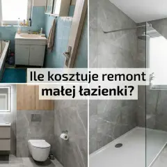 Przed i po remoncie łazienki 5m2. Sprawdź, ile kosztuje robocizna i materiały, by uzyskać nowoczesny wygląd.
