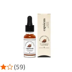 Flacone con contagocce di olio al peperoncino piccante "capsicum" Habanero Chocolate, 20 ml.