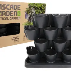 Stojący ogród wertykalny Cascade Garden, modułowy system doniczek do tworzenia zielonych ścian.