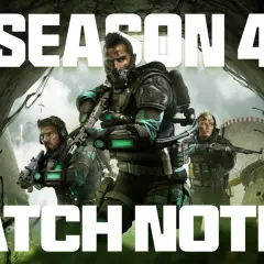 Drei Soldaten in taktischer Ausrüstung, bereit für den Kampf in Warzone Season 4. Patch Notes sind da!