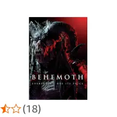 Potworny Behemot z rogami i kłami, niczym z piekła rodem, przypomina mroczne, zbuntowane wilki. Napis "BEHEMOTH" i hasło "EVERYTHING HAS ITS PRICE".