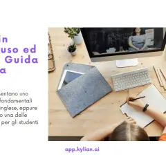 Una ragazza studia gli articoli in inglese, un argomento fondamentale ma spesso difficile.