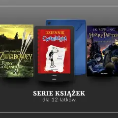 Książki na topie dla 12-latków: "Harry Potter", "Zwiadowcy", "Dziennik Cwaniaczka" i inne serie.
