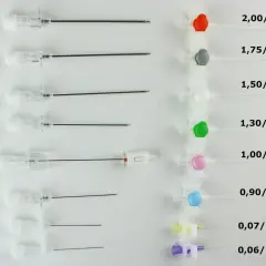 Różne rozmiary wenflonów medycznych, od 14G do 26G. Wybór odpowiedniego wenflonu, jaki wenflon do ucha, zależy od potrzeb.