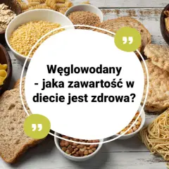 Różnorodne produkty bogate w węglowodany złożone: makarony, płatki owsiane, pieczywo, ryż, kasze i makaron instant.