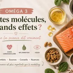 Oméga 3 : cerveau, cœur, inflammation, vision. Découvrez les vrais bienfaits des oméga 3, au-delà du marketing.