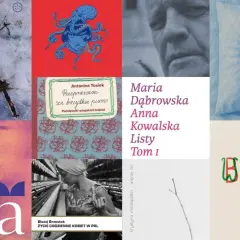 Kolaż okładek książek, w tym dzieła najsłynniejszych polskich poetek, jak Maria Dąbrowska i Anna Kowalska.