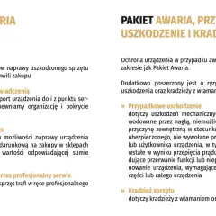 Ubezpieczenie sprzętu fotograficznego: Pakiet Awaria, przypadkowe uszkodzenie i kradzież. Bezpłatny serwis, prosta realizacja świadczeń, karta podarunkowa.