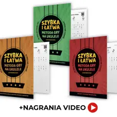 Szybka i łatwa metoda gry na ukulele. Zestaw materiałów do nauki, w tym poradniki i nuty. Naucz się grać na ukulele w mgnieniu oka!