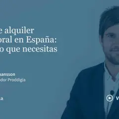 Kristian Johansson de Proddigia explica la ley de alquiler temporal en España, un tema clave tras el nuevo decreto alquileres.