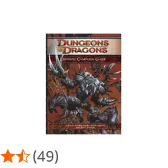 Okładka podręcznika Dungeons & Dragons: Eberron Campaign Guide z potworem.