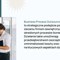 Para omawia BPO (Business Process Outsourcing) – strategiczne podejście do zlecania zadań zewnętrznym firmom, by oszczędzić czas i koszty.
