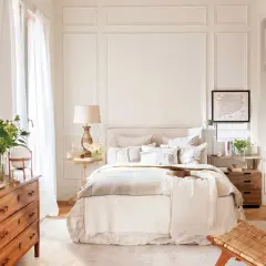 Dormitorio blanco de matrimonio: claves para un oasis de calma y estilo