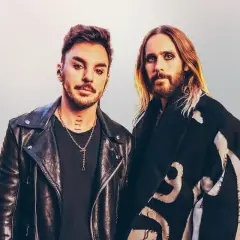 Jared Leto i Shannon Leto z Thirty Seconds to Mars, gotowi do wykonania kolejnych hitowych utworów.