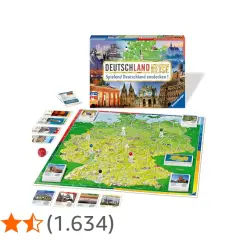 Deutschland Reise: spielend Deutschland entdecken! Ein Brettspiel, das zeigt, was man in Deutschland machen kann.