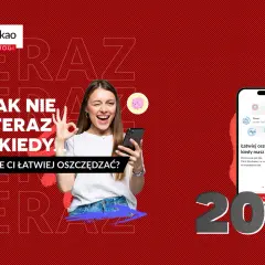 Bank Pekao zachęca do oszczędzania. "Jak nie teraz, to kiedy?" - łatwiej wybrać bank, gdy masz cel. 200 zł.