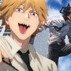 Denji mit Kettensägenkopf, bereit für den Kampf. Die Fortsetzung von Chainsaw Man Season 2 verspricht Action!