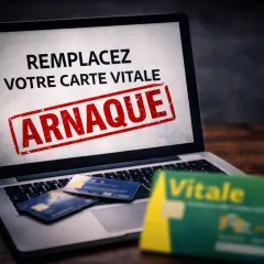 Attention : "Remplacer votre carte Vitale" est une arnaque. Ne communiquez jamais vos informations personnelles suite à un changement de situation.