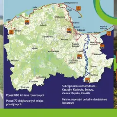 Mapa Pomorskich Tras Rowerowych, w tym trasa rowerowa Ojcowski Park Narodowy. Zaplanuj swoją przygodę!