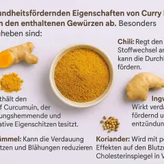 Curry-Gewürze wie Kurkuma, Ingwer und Chili sind gesund. Woher kommt Curry? Aus diesen aromatischen Zutaten!