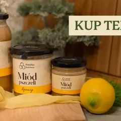 Naturalny miód lipowy z Pasieki Rodzinnej to idealny wybór, gdy szukasz odpowiedzi na pytanie: jaki miód na zapalenie krtani. Cytryny podkreślają jego właściwości.