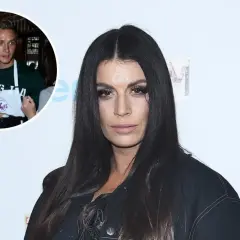 Edyta Zając-Rzeźniczak w ciąży, z mężem na zdjęciu w tle.