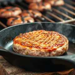 Jak usmażyć burgera na patelni, aby był soczysty i idealny