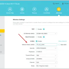 Ustawienia sieci Wi-Fi: nazwa sieci (SSID) TP-Link_42A4. Dowiedz się, ssid co to jest i jak je skonfigurować.