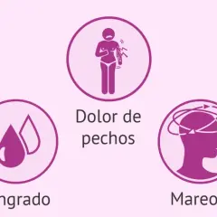 Síntomas de los primeros pasos del embarazo: dolor abdominal, sangrado, dolor de pechos, mareos y cambios de humor.