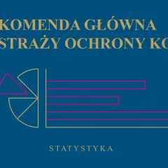 Komenda Główna Straży Ochrony Kolei prezentuje statystyki. Pociąg KW to skrót od "Koleje Wielkopolskie".