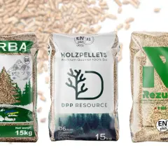 Porównanie pelletu Verba, Holzpellets i Rezult. Który pellet lepszy olczyk czy barlinek? Wybór zależy od potrzeb.