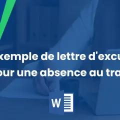 Main d'une personne écrivant une lettre d'excuse pour une absence au travail.