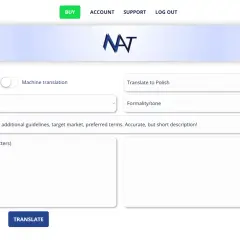 Tłumacz tekst na polski, wybierz specjalizację i ton. Zastanawiasz się, co to znaczy po francusku? Wpisz tekst i kliknij "Translate".