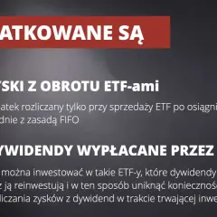 Informacje o tym, etf ile można zarobić, opodatkowaniu zysków z obrotu ETF i dywidend wypłacanych przez ETF-y.