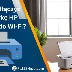 Jak podłączyć drukarkę HP DeskJet do Wi-Fi? Ilustracja i zdjęcie drukarki HP.