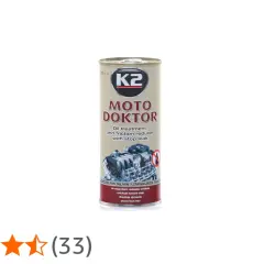 K2 Moto Doktor: jak stosować? Preparat uszczelnia silnik, redukuje tarcie i zużycie oleju. Idealny do wszystkich rodzajów silników.