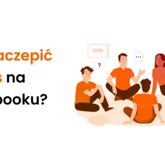 Jak zacząć rozmowę na Facebooku? Grupa osób siedzi w kręgu, dyskutując.